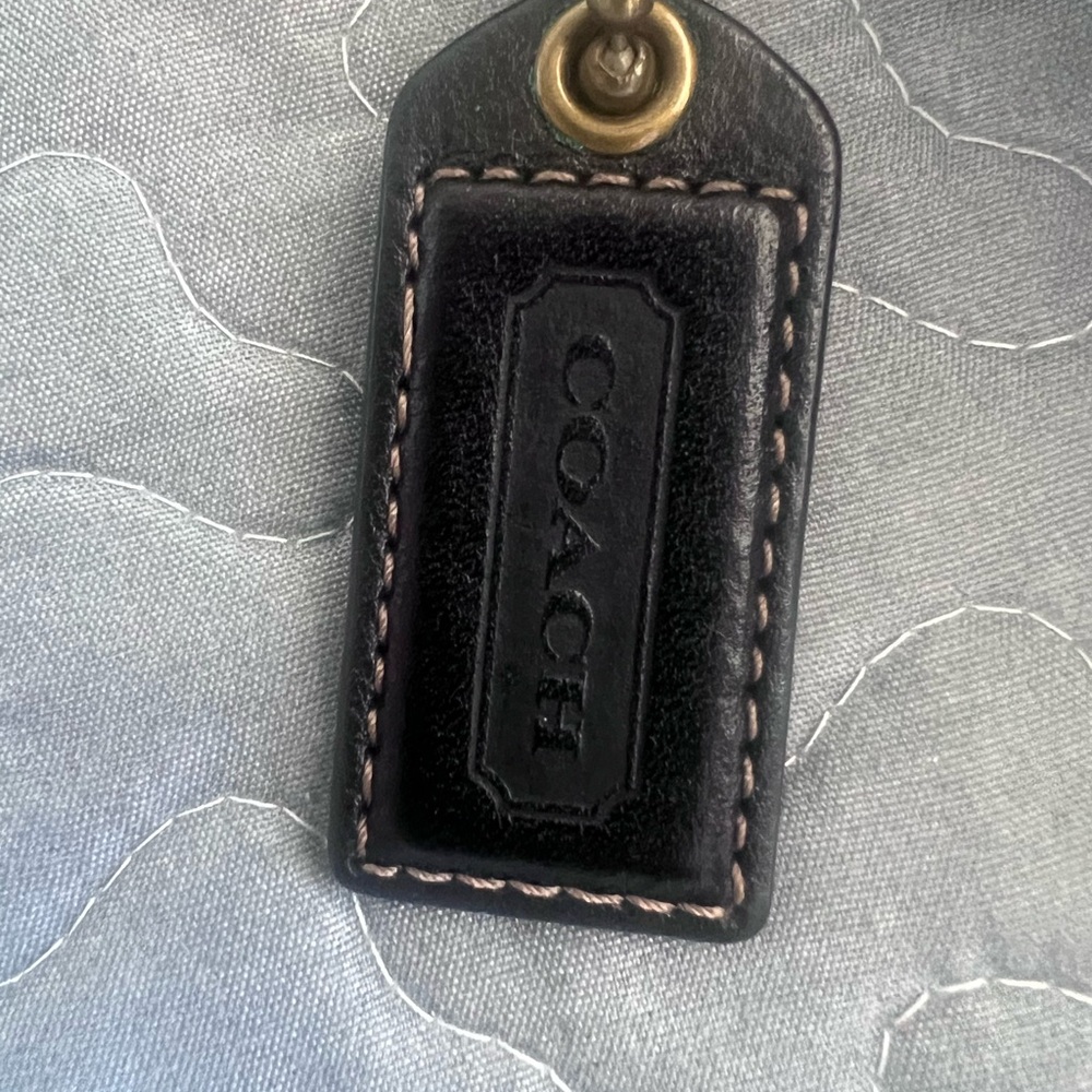 Coach legacy Leather and Straw Shoulder Bag - Picture 10 of 16